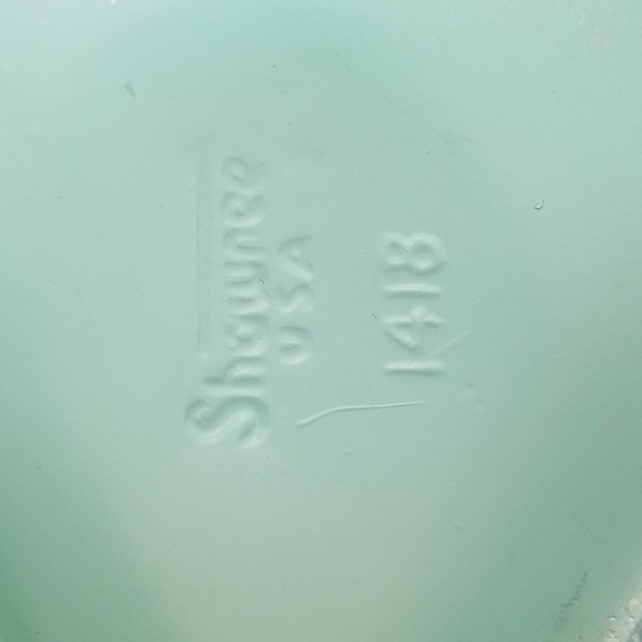 Vintage Shawnee Elegance Metallic Shell Flower Bowl - Picture 7 of 7